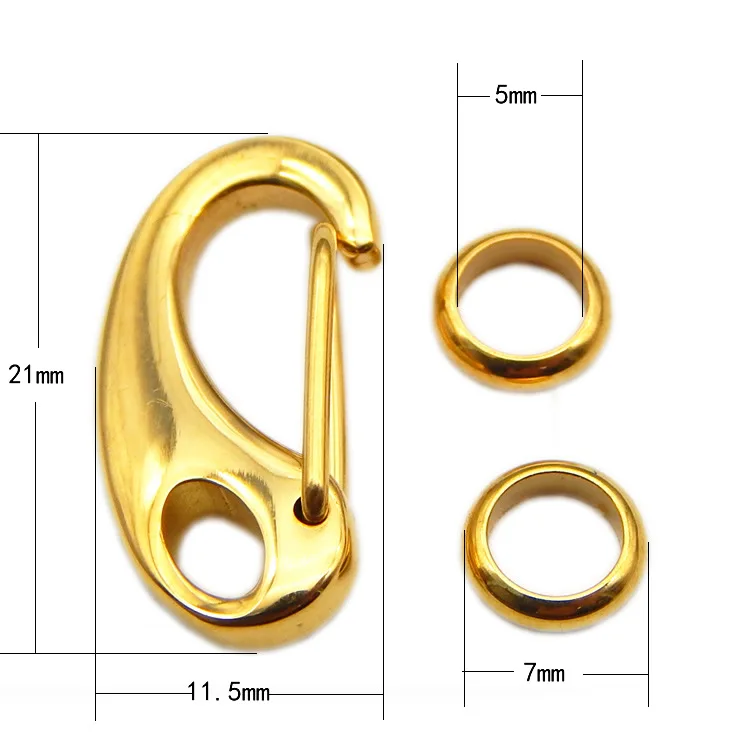 316L Stainless Steel Lobster Clasps Jump Rings Jewelry Connector For DIY Leather Cord Bracelets Necklace Making Jewelry Findings
316L Stainless Steel Lobster Clasps Jump Rings Jewelry Connector For DIY Leather Cord Bracelets Necklace Making Jewelry Findings