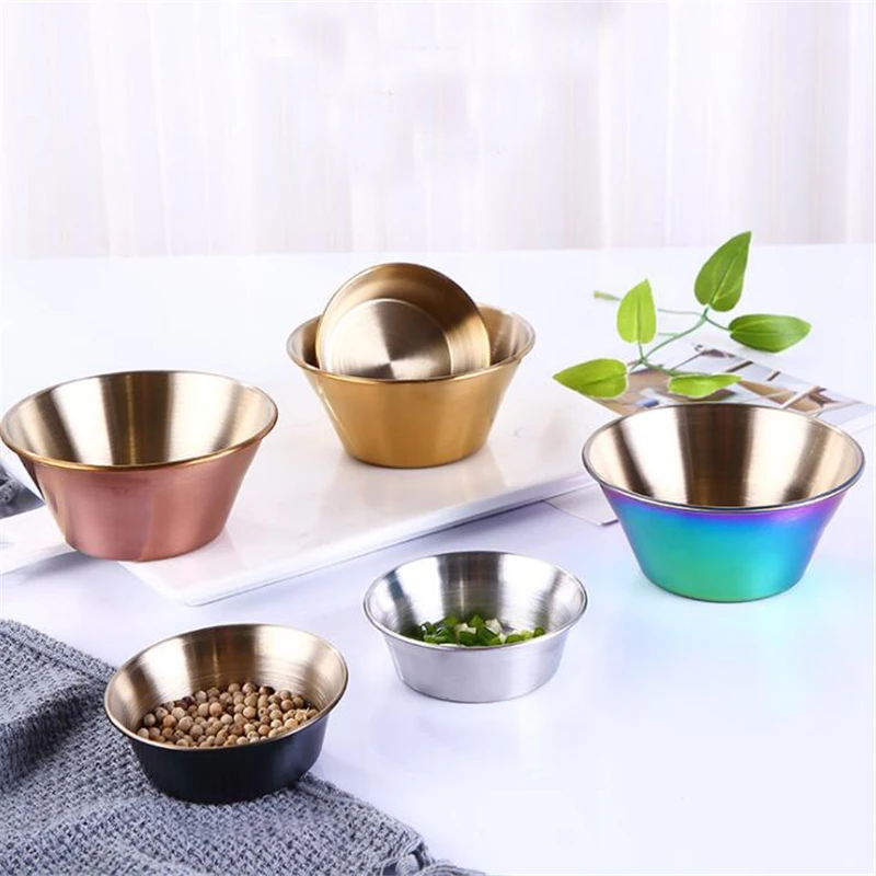 Spice Tools For Cooking Stainless Steel Bowl Soy Sauce Dish Dessert Dish Kitchen Sauce Small Dish Dip Rray Seasoning Dish Tools
Spice Tools For Cooking Stainless Steel Bowl Soy Sauce Dish Dessert Dish Kitchen Sauce Small Dish Dip Rray Seasoning Dish Tools