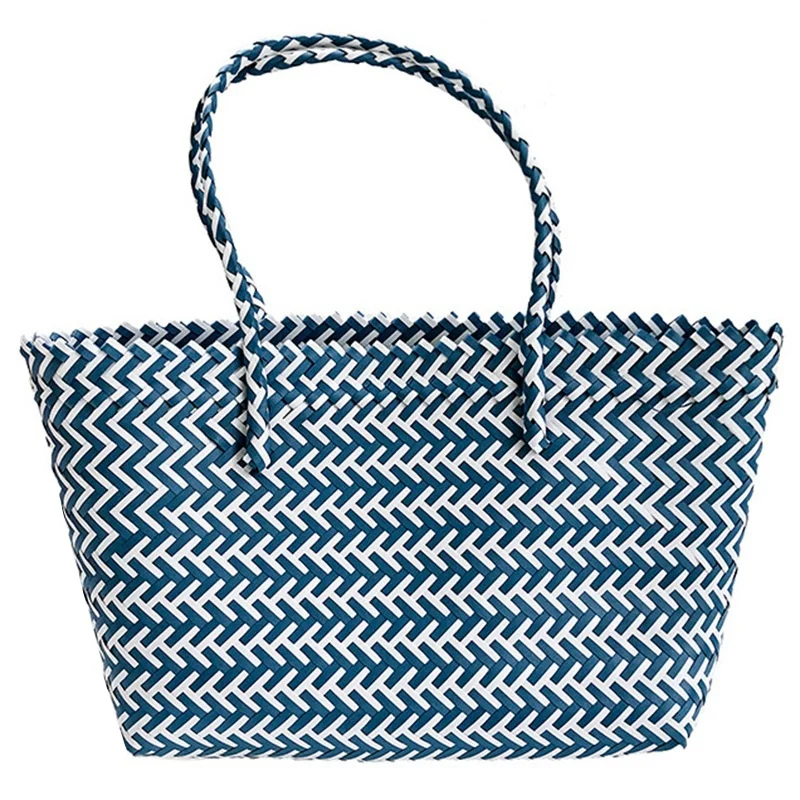 Striped Grocery Basket Woven Shopping Bag Women Quality Handbags Large Capacity Beach Bag Tote Ladies Handbags Bolsa Feminina
Striped Grocery Basket Woven Shopping Bag Women Quality Handbags Large Capacity Beach Bag Tote Ladies Handbags Bolsa Feminina