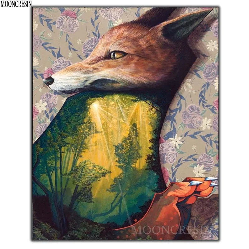 DIY 5D Diamond Embroidery Fox's Dream Diamond Painting Cross Stitch Square Full Diamond Mosaic Decoration Needlework Animals Kit
DIY 5D Diamond Embroidery Fox's Dream Diamond Painting Cross Stitch Square Full Diamond Mosaic Decoration Needlework Animals Kit