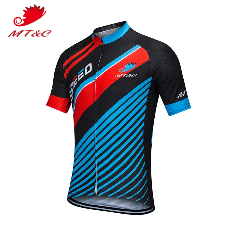 MT&C Cycling Jersey Blue Red Speed Diagonal Stipes Breathable Clothes Quick Dry Bicycle Spring Summer Sportswear Bike Clothes
MT&C Cycling Jersey Blue Red Speed Diagonal Stipes Breathable Clothes Quick Dry Bicycle Spring Summer Sportswear Bike Clothes