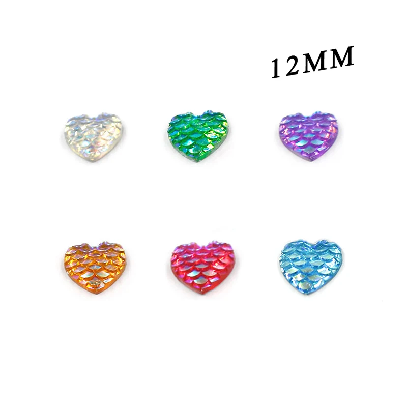 12MM Flatback Heart Shaped Resin Rhinestones AB Color for DIY Decoration Jewelry Making Fish Scale Mermaid Glue on Cabochones
12MM Flatback Heart Shaped Resin Rhinestones AB Color for DIY Decoration Jewelry Making Fish Scale Mermaid Glue on Cabochones