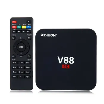 SCISHION V88 TV Box RK3329 1G 8G Smart Android 7.1 Wifi 4K HD Set Top Box For Netflix Android TV Box pk xiaomi Mi Box
SCISHION V88 TV Box RK3329 1G 8G Smart Android 7.1 Wifi 4K HD Set Top Box For Netflix Android TV Box pk xiaomi Mi Box