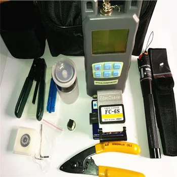 5 pcs/lot Fiber Optic FTTH set of tools Optical Power Meter 10Mw Visual Fault Locator+ power meter + FC-6S metal cleaver
5 pcs/lot Fiber Optic FTTH set of tools Optical Power Meter 10Mw Visual Fault Locator+ power meter + FC-6S metal cleaver