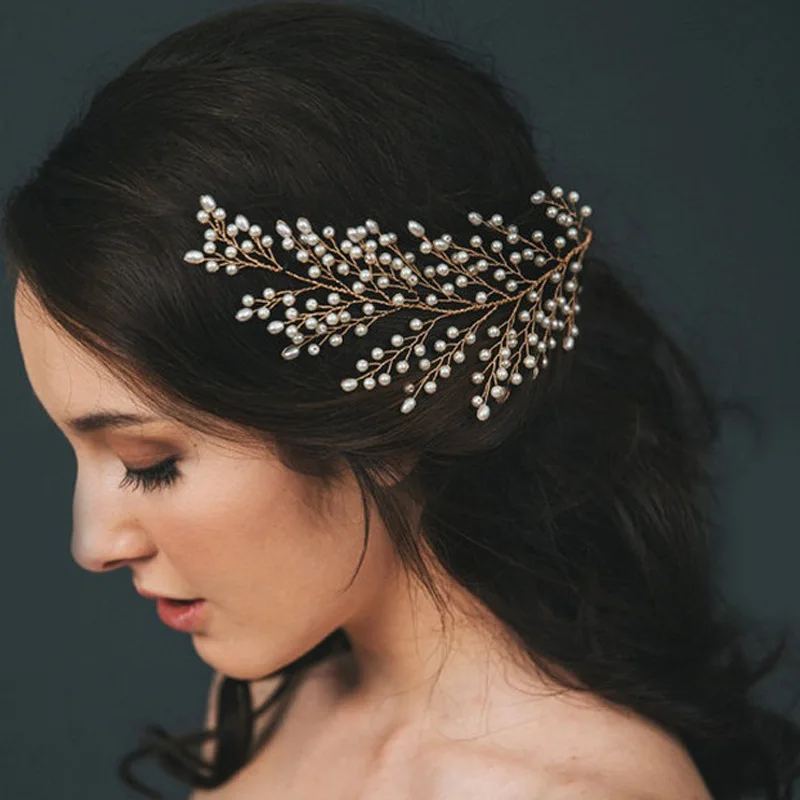 2019 Pearl Bridal Headband Hair Accessory For Women Leaves Wedding Bride Hair Ornaments Headpiece Head Jewelry Party Decorations
2019 Pearl Bridal Headband Hair Accessory For Women Leaves Wedding Bride Hair Ornaments Headpiece Head Jewelry Party Decorations