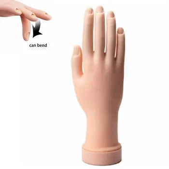 Soft Flexible Plastic Hand Model Nail Art Salon Practice Bendable Mannequin Hand Nail Practice False Hand DIY Manicure Tools
Soft Flexible Plastic Hand Model Nail Art Salon Practice Bendable Mannequin Hand Nail Practice False Hand DIY Manicure Tools