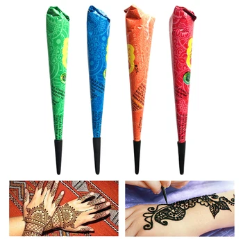 1PC Black Color Indian Henna Tattoo Paste Body Paint Drawing For Temporary Tattoos Sticker Mehndi Safe Waterproof Makeup Tool
1PC Black Color Indian Henna Tattoo Paste Body Paint Drawing For Temporary Tattoos Sticker Mehndi Safe Waterproof Makeup Tool