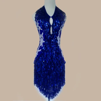 New style Latin dance costume sexy sequins tassel latin dance dress for women latin dance compeititon dresses S-4XL
New style Latin dance costume sexy sequins tassel latin dance dress for women latin dance compeititon dresses S-4XL