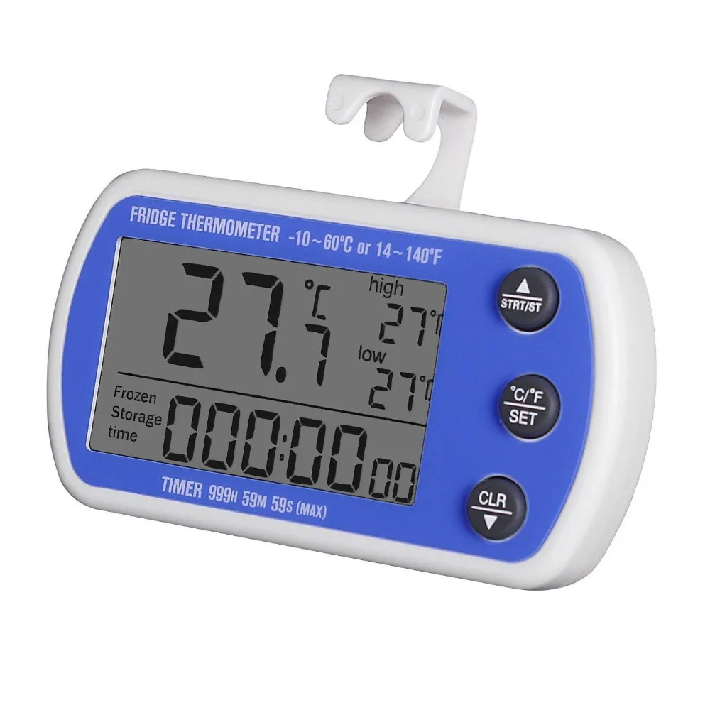 Kitchen digital display car refrigerator thermometer, baking food preservation fresh-keeping monitoring electronic thermometer 
Kitchen digital display car refrigerator thermometer, baking food preservation fresh-keeping monitoring electronic thermometer