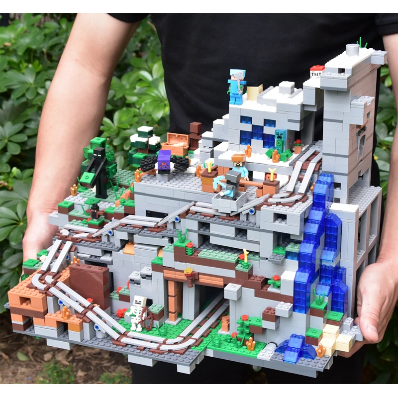 2659PCS My world Minecraft The Mountain Cave Mini House Figures Building Block Bricks Zombie Toys For Children 21137 Christmas
2659PCS My world Minecraft The Mountain Cave Mini House Figures Building Block Bricks Zombie Toys For Children 21137 Christmas