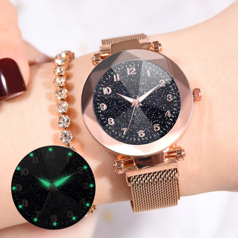 Luxury Women Watches 2019 Ladies Watch Starry Sky Magnetic Waterproof Female Wristwatches Luminous relogio feminino montre femme
Luxury Women Watches 2019 Ladies Watch Starry Sky Magnetic Waterproof Female Wristwatches Luminous relogio feminino montre femme