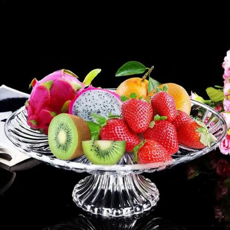 High quality Creative crystal fruit plate plastic with base platter household kitchen dried fruit melon seeds candy tray plate
High quality Creative crystal fruit plate plastic with base platter household kitchen dried fruit melon seeds candy tray plate