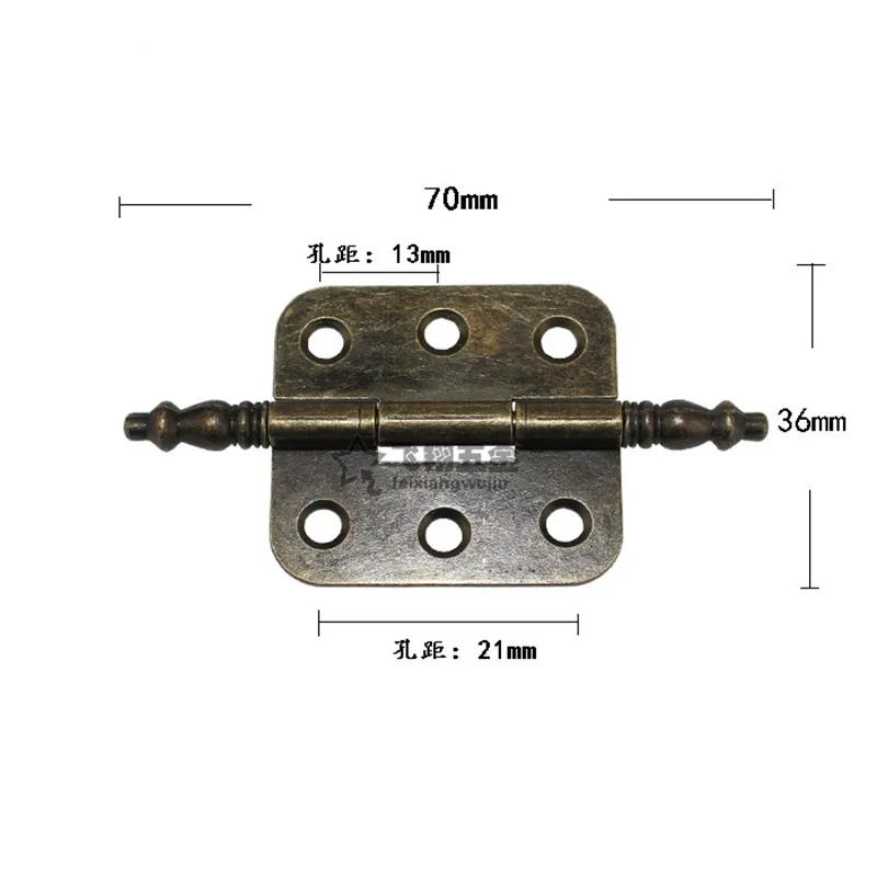 Couplings Flat hinge Antique Hinges for Cabinet Trunk Jewelry Box Storage box Furniture Hardware Hinges Imitation Bronze 10pcs
Couplings Flat hinge Antique Hinges for Cabinet Trunk Jewelry Box Storage box Furniture Hardware Hinges Imitation Bronze 10pcs