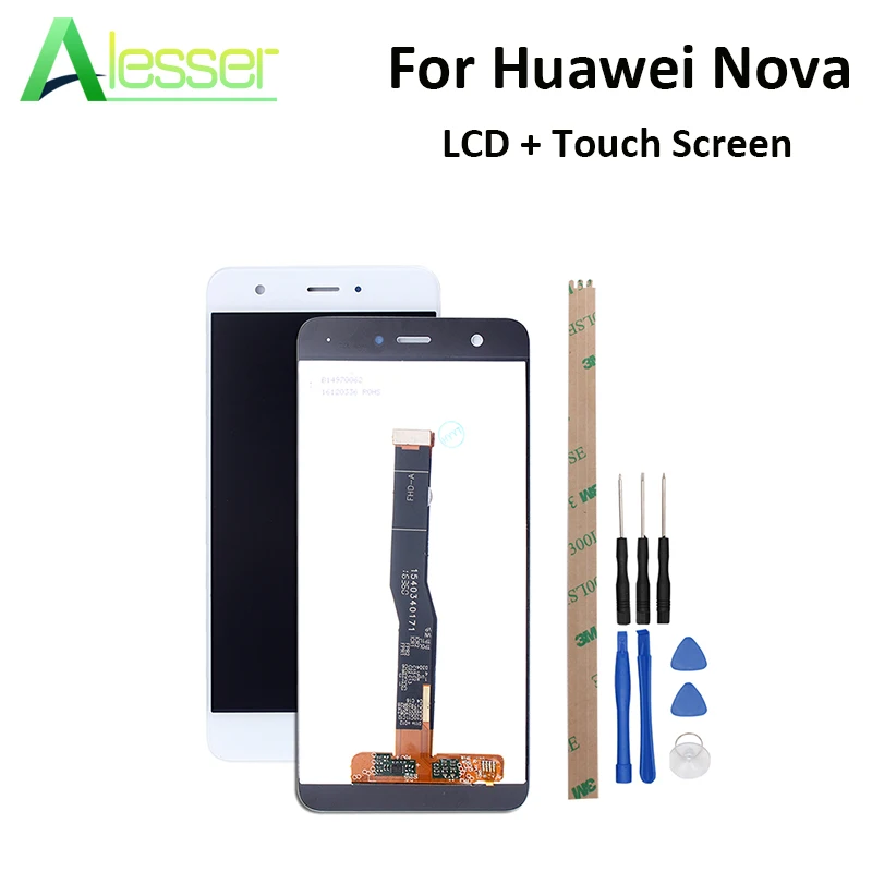 Alesser For Huawei Nova LCD Display + Touch Screen New Digitizer Assembly Replacement Accessories For Huawei Nova 5.0"+ Tools
Alesser For Huawei Nova LCD Display + Touch Screen New Digitizer Assembly Replacement Accessories For Huawei Nova 5.0"+ Tools