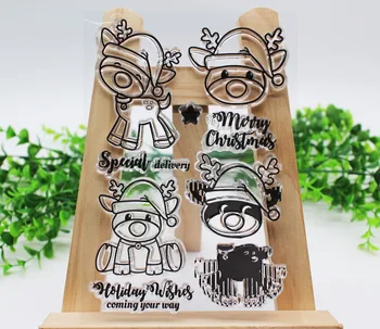 Cartoon Dog Transparent Stamps Christmas Silicone stamp For DIY Scrapbooking photo album Craft Card Album Decorative clear stamp
Cartoon Dog Transparent Stamps Christmas Silicone stamp For DIY Scrapbooking photo album Craft Card Album Decorative clear stamp