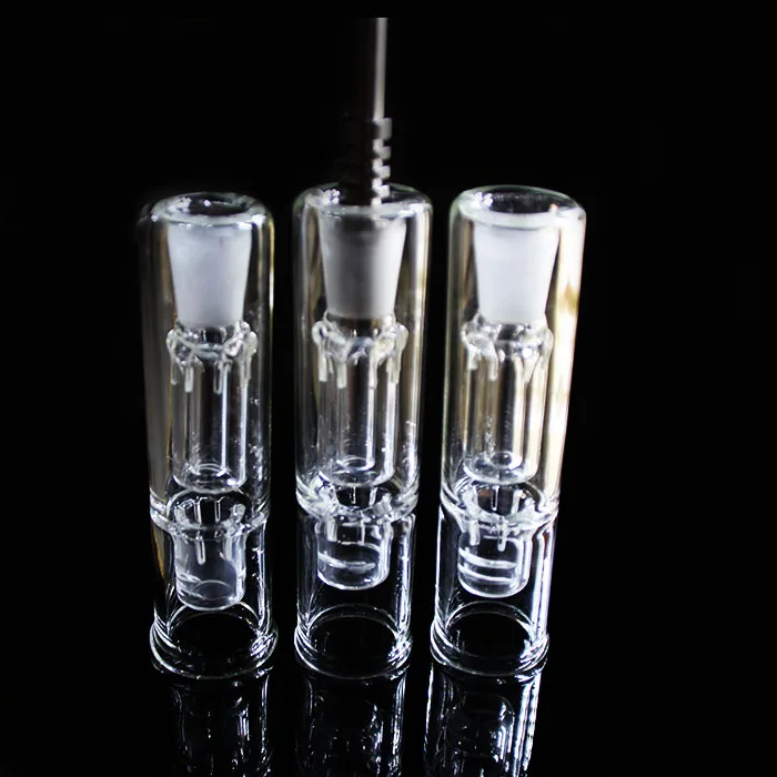 

Universal 14mm Glass Mouthpiece Stem Water Pipe Bubbler Collector Tube Tool Attachment Connection Hydro Replacement for Vapor