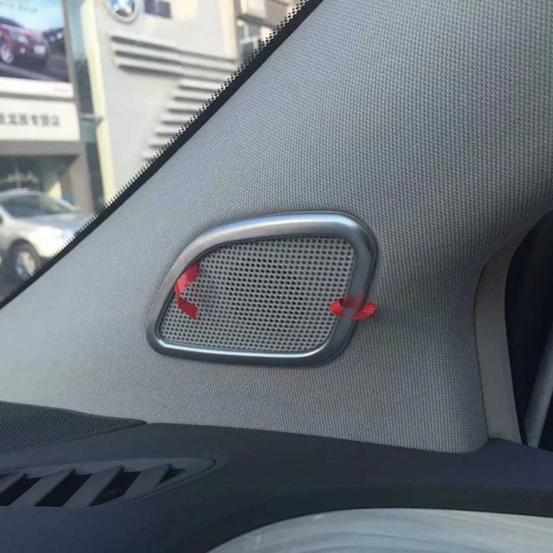font b Car b font Accessories ABS Matte Inner Loudspeaker Cover font b Audio b