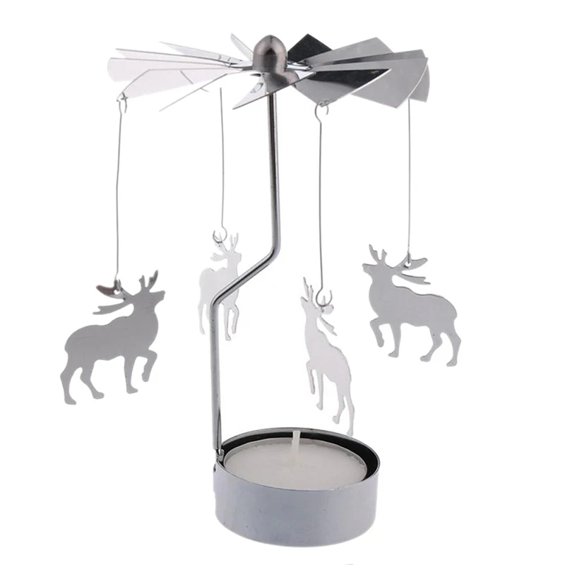 Christmas Rotation Candlestick Romantic Metal Light Holder Table Desk DIY European style Decor Xmas Windmill Shape Gift NMR0389
Christmas Rotation Candlestick Romantic Metal Light Holder Table Desk DIY European style Decor Xmas Windmill Shape Gift NMR0389