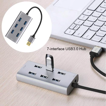 Sale Smart USB Hub 3.0 USB 3.0 hub 7 Ports Expander Multi USB splitter Super Speed 5Gbps All In One For PC Computer Accerrories
Sale Smart USB Hub 3.0 USB 3.0 hub 7 Ports Expander Multi USB splitter Super Speed 5Gbps All In One For PC Computer Accerrories