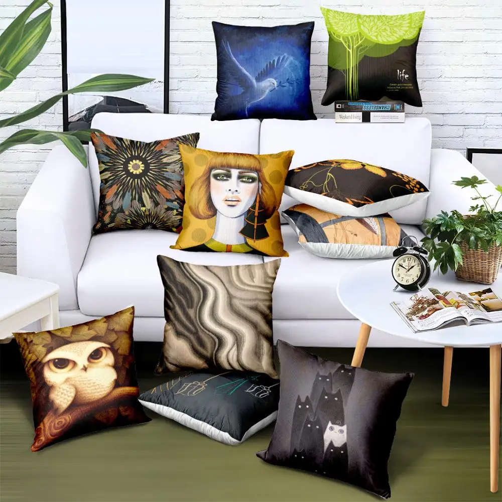 29 Styles Custom Wholesale Polyester Twill Pillow Case 45*45 Black Arts Printed Logo Brand Advertising Gift Bedding Pillow Cover
29 Styles Custom Wholesale Polyester Twill Pillow Case 45*45 Black Arts Printed Logo Brand Advertising Gift Bedding Pillow Cover