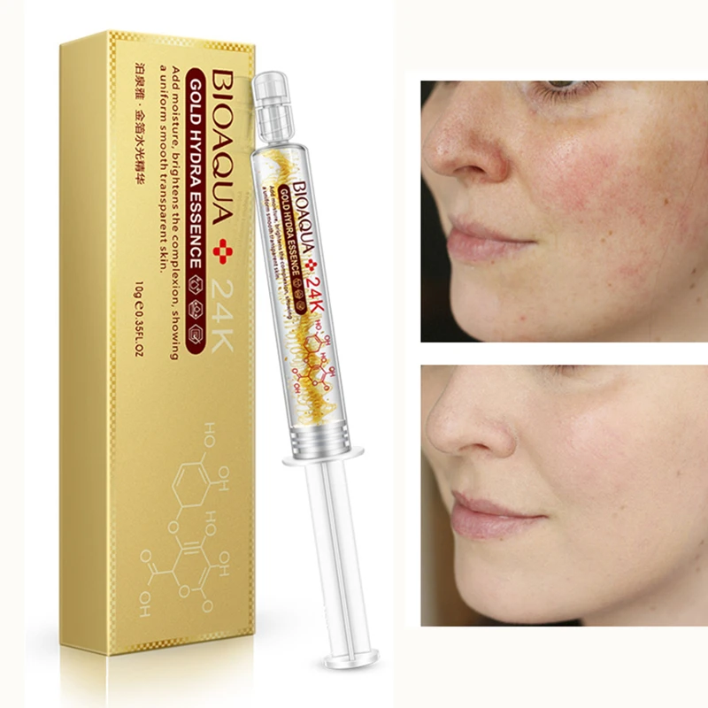 BIOAQUA 24k Gold Hyaluronic Acid Hydra Essence Face Liquid Serum Moisturizing Brighten Skin Nutritious Serum Skin Care
BIOAQUA 24k Gold Hyaluronic Acid Hydra Essence Face Liquid Serum Moisturizing Brighten Skin Nutritious Serum Skin Care