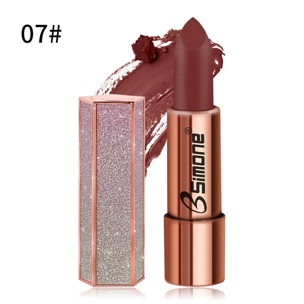 Makeup Cosmetic Matte Long Lasting Waterproof 3.5g Soft Color 1-Color 7 Cream Lipstick Lip Gloss Women Fashion Gift |