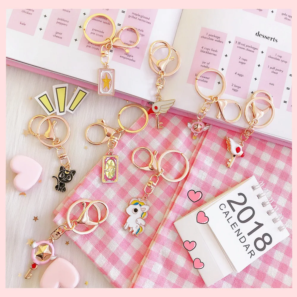 Unikiwi Anime Magical Girl Keychain Cardcaptor Sakura Sakura Keychain Pendant Key G-0030
Unikiwi Anime Magical Girl Keychain Cardcaptor Sakura Sakura Keychain Pendant Key G-0030