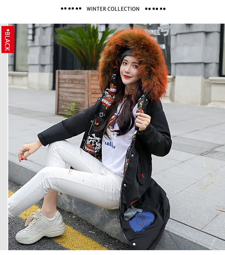 Long Winter Jackets And Coats Woman Warm Women Parka 2018 Winter Linen Cotton Coat Women Both Sides Wear Coats LZ976 (24)