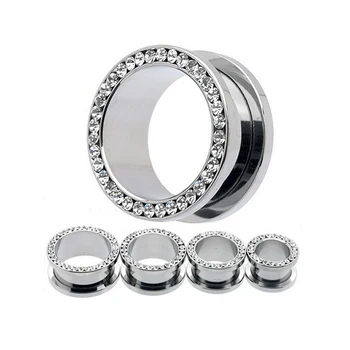 Alisouy 2pcs Ear Expansion Steel Stainless Steel Crystal Ear Expander Septum Ear Plugs Tunnels Tragus Body Piercing Jewelry
Alisouy 2pcs Ear Expansion Steel Stainless Steel Crystal Ear Expander Septum Ear Plugs Tunnels Tragus Body Piercing Jewelry