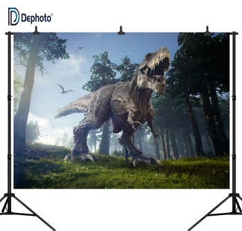 DePhoto 3D Cartoon Dinosaur for Party Baby Shower Seamless Vinyl Photography Backdrop Photo Background Studio Prop PGT125
DePhoto 3D Cartoon Dinosaur for Party Baby Shower Seamless Vinyl Photography Backdrop Photo Background Studio Prop PGT125