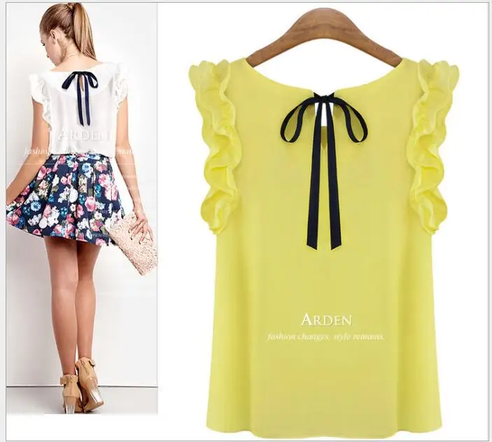 Blusas Femininas New Fashion Chiffon Solid Bow O-Neck Women Blouses Butterfly Sleeve Casual Sexy Summer Blouse Plus Size
Blusas Femininas New Fashion Chiffon Solid Bow O-Neck Women Blouses Butterfly Sleeve Casual Sexy Summer Blouse Plus Size