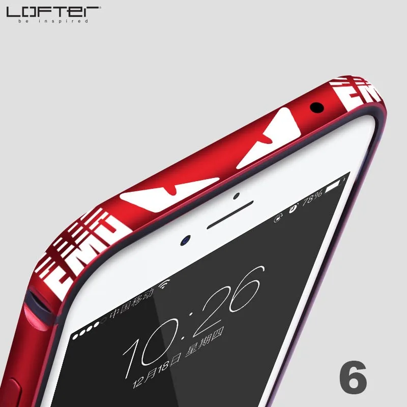 Lofter Aluminum Metal Phone Bumper for Apple iPhone 6 6s Plus Case Cartoon Fashion Frame Metal Cover Protective Coque Capinha
Lofter Aluminum Metal Phone Bumper for Apple iPhone 6 6s Plus Case Cartoon Fashion Frame Metal Cover Protective Coque Capinha