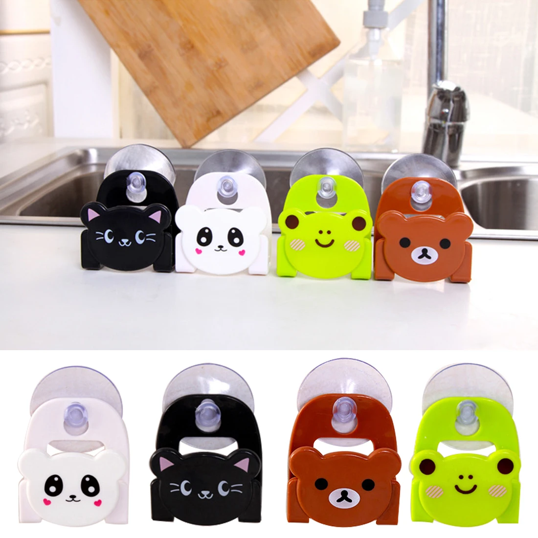 1pcs Carton Dish Cloth Sponge Holder Rack With Suction Cup Cute Animal Sucking Sink Storage Shelf Container
1pcs Carton Dish Cloth Sponge Holder Rack With Suction Cup Cute Animal Sucking Sink Storage Shelf Container