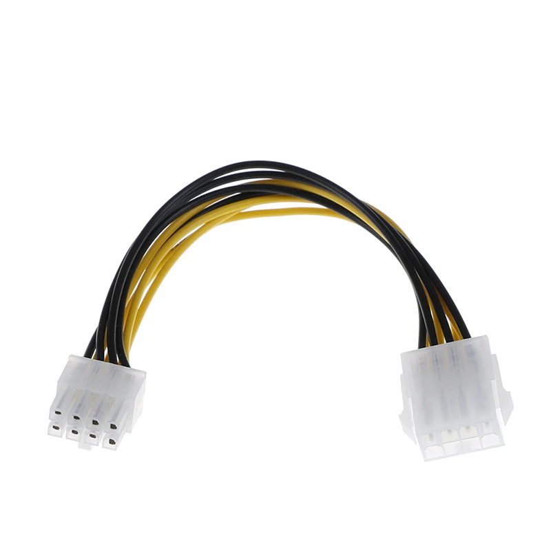 8 Pin 12V CPU Power Extension Cable 8pin 18cm Extend Cable Wire 18AWG Power Supply For Bitcoin Miner Mining Machine
8 Pin 12V CPU Power Extension Cable 8pin 18cm Extend Cable Wire 18AWG Power Supply For Bitcoin Miner Mining Machine