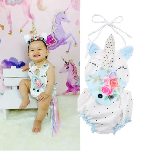 2018 New Arrival Princess Baby Girl 3D Unicorn Flower Dot Romper Strap Jumpsuit Kid Birthday Party Clothes Sunsuit Fashion 0-18M
2018 New Arrival Princess Baby Girl 3D Unicorn Flower Dot Romper Strap Jumpsuit Kid Birthday Party Clothes Sunsuit Fashion 0-18M