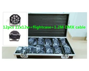 12pcs 12x12W+ flightcase +1.2m Dmx cable LED Flat SlimPar Quad Light 4in1 LED DJ Wash Light Stage dmx light lamp 4/8 channes
12pcs 12x12W+ flightcase +1.2m Dmx cable LED Flat SlimPar Quad Light 4in1 LED DJ Wash Light Stage dmx light lamp 4/8 channes