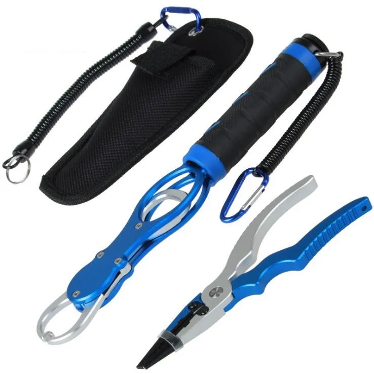 Multifunctional Aluminium Fishing Pliers set and 15kg/33LB Weigh Stainless Steel Portable Fish Fishing lip Grip Fishing set
Multifunctional Aluminium Fishing Pliers set and 15kg/33LB Weigh Stainless Steel Portable Fish Fishing lip Grip Fishing set