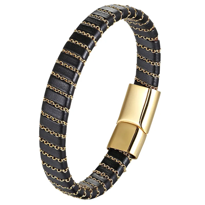 2018 Fashion Stainless Steel Bracelet And Bracelet For Men Jewelry Punk High Quality Cowhide Woven Cuff Charm Bracelets Pulseira
2018 Fashion Stainless Steel Bracelet And Bracelet For Men Jewelry Punk High Quality Cowhide Woven Cuff Charm Bracelets Pulseira