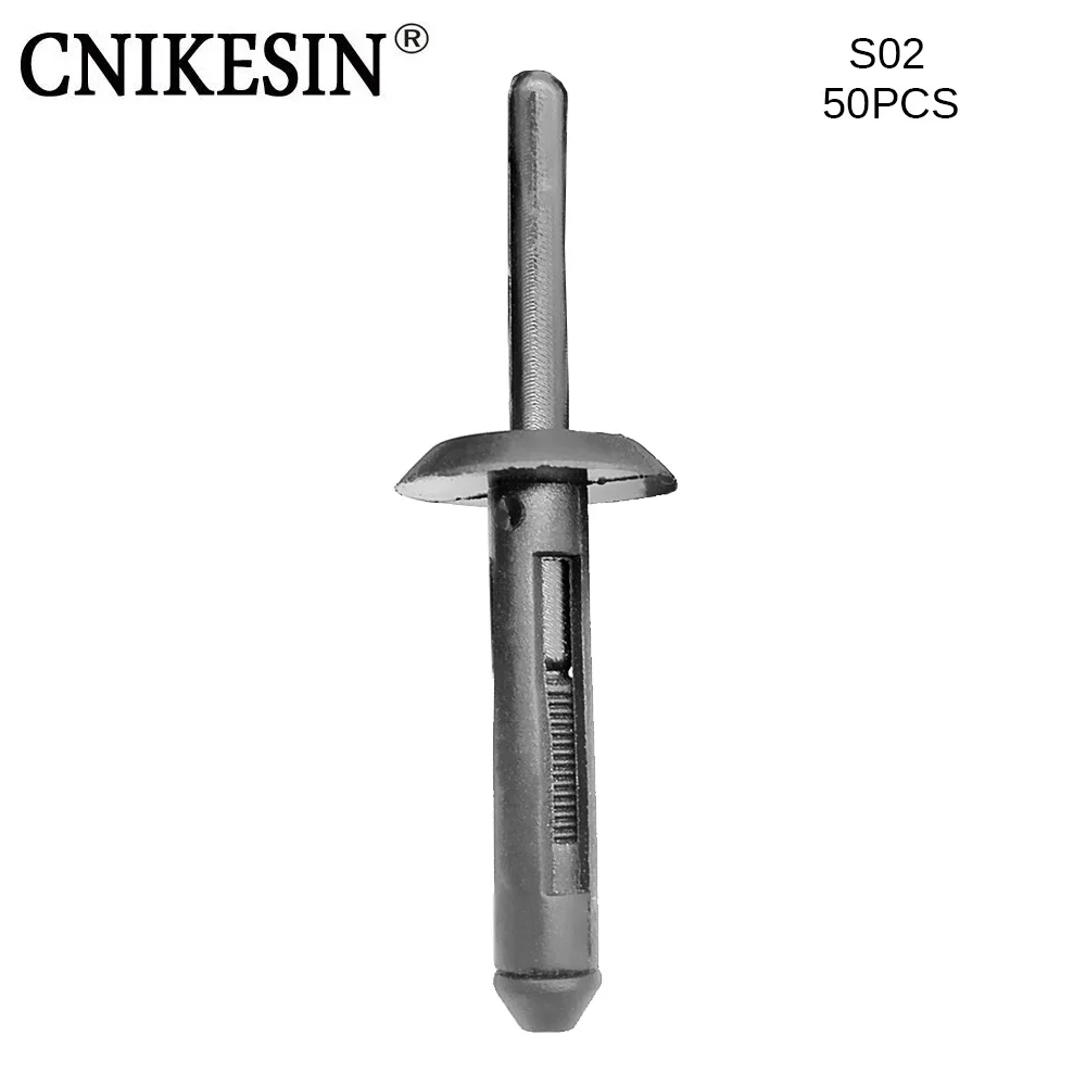 CNIKESIN 50Pcs Auto Fastener Car Nylon Core Pulling Rivet Wheel Eyebrow Positioner for Ford Chrysler Car Fastener Clip
CNIKESIN 50Pcs Auto Fastener Car Nylon Core Pulling Rivet Wheel Eyebrow Positioner for Ford Chrysler Car Fastener Clip