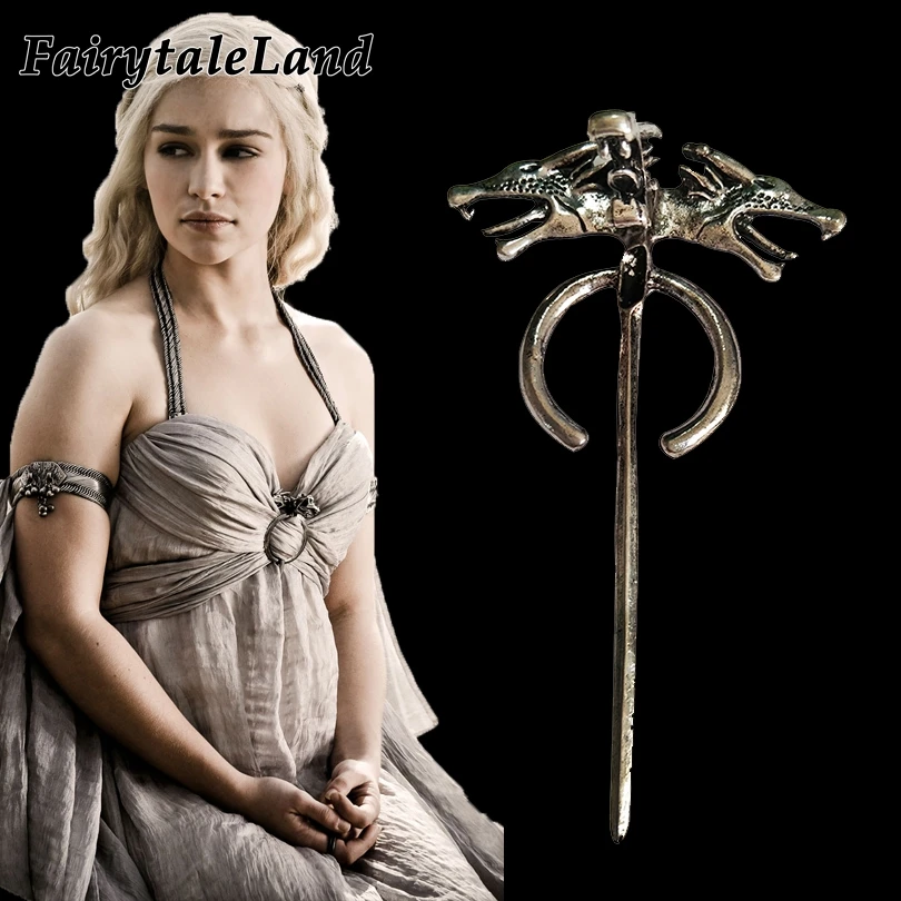 Game of Thrones Daenerys Targaryen Cosplay Accessory Women Scarf dress dragon Brooch cosplay Daenerys Targaryen Dragon Breastpin
Game of Thrones Daenerys Targaryen Cosplay Accessory Women Scarf dress dragon Brooch cosplay Daenerys Targaryen Dragon Breastpin