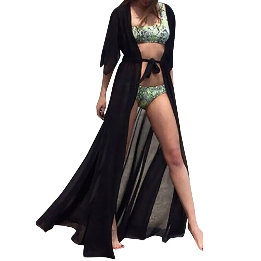 2019 Summer Solid Chiffon Bikini Cover Up Cardigan Lace Up Perspective Beach Dress Kaftan Beach Pareos Swimsusit Beachwear Capes
2019 Summer Solid Chiffon Bikini Cover Up Cardigan Lace Up Perspective Beach Dress Kaftan Beach Pareos Swimsusit Beachwear Capes