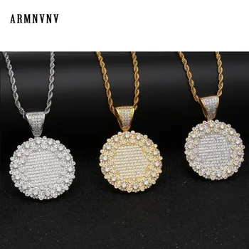 ARMNVNV European And American Hip Hop Style Sunflower Round Multi-Layer Pendant Necklace Bling CZ Cubic Zircon Rapper Jewelry
ARMNVNV European And American Hip Hop Style Sunflower Round Multi-Layer Pendant Necklace Bling CZ Cubic Zircon Rapper Jewelry