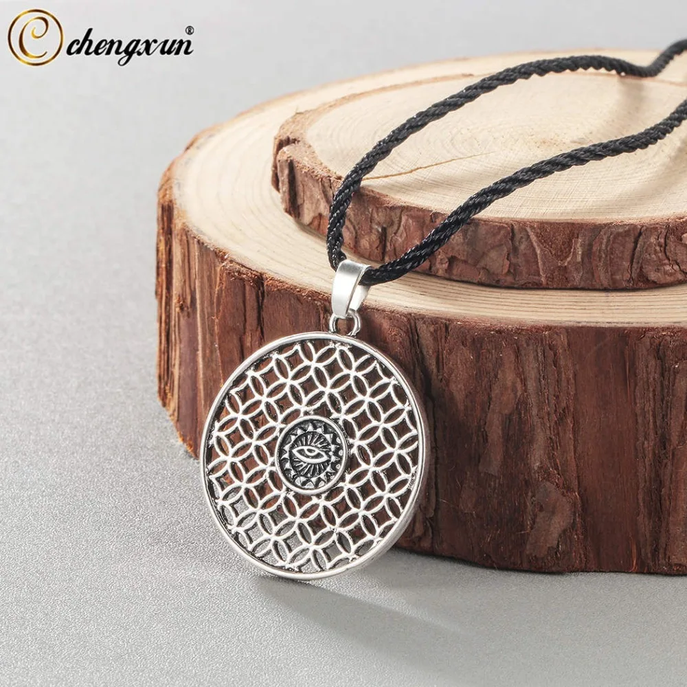 CHENGXUN Flower of Life Necklace For Women Men Viking Engraving Unique Antique Evil Eye Geometry Necklace Gift Friend
CHENGXUN Flower of Life Necklace For Women Men Viking Engraving Unique Antique Evil Eye Geometry Necklace Gift Friend