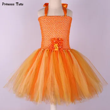 Handmade Flower Girl Tutu Dress for Children Orange Halloween Pumpkin Costume Kids Girl Tulle Performance Birthday Party Dresses
Handmade Flower Girl Tutu Dress for Children Orange Halloween Pumpkin Costume Kids Girl Tulle Performance Birthday Party Dresses