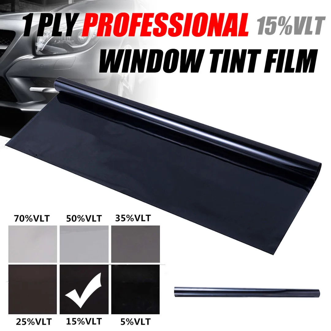 Car Light Window Film 1pc VLT 15% Black Glass Window Tint Shade Film Roll Auto Car House Stickers UV Rejection 90% 50*100CM
Car Light Window Film 1pc VLT 15% Black Glass Window Tint Shade Film Roll Auto Car House Stickers UV Rejection 90% 50*100CM