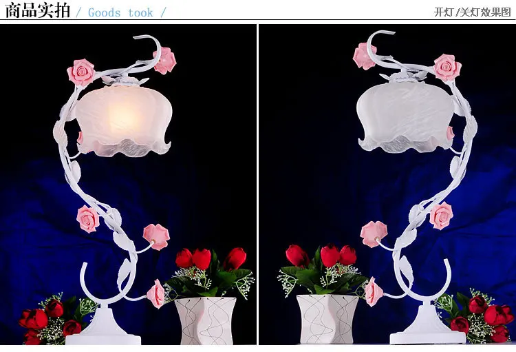Lamps rustic flowers lamp bedroom bedside lamp study light living room lights t8116
Lamps rustic flowers lamp bedroom bedside lamp study light living room lights t8116