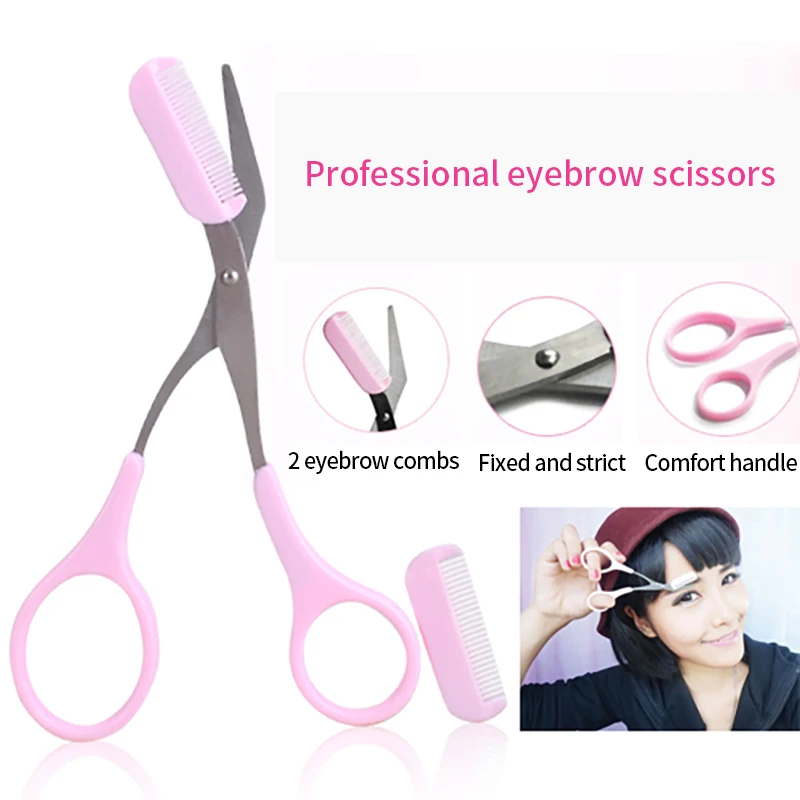 Eyebrow scissors Trimmer cuticle Scissors Comb Shaping Eyebrow Grooming tesoura sobrancelha eyebrow tools sclera
Eyebrow scissors Trimmer cuticle Scissors Comb Shaping Eyebrow Grooming tesoura sobrancelha eyebrow tools sclera