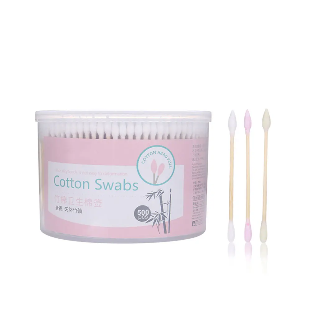 500Pcs/box Dual-purpose Cotton Swab Set Cotton Stick Non-woven Bamboo Makeup Remover Stick
500Pcs/box Dual-purpose Cotton Swab Set Cotton Stick Non-woven Bamboo Makeup Remover Stick