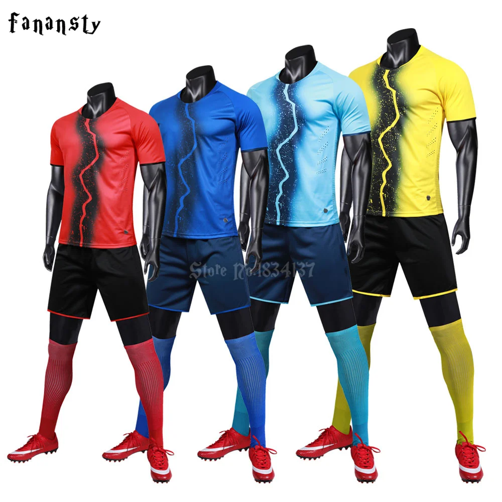 2019 Soccer jerseys adult custom football uniforms men DIY soccer jerseys breathable training kits new arrival
2019 Soccer jerseys adult custom football uniforms men DIY soccer jerseys breathable training kits new arrival