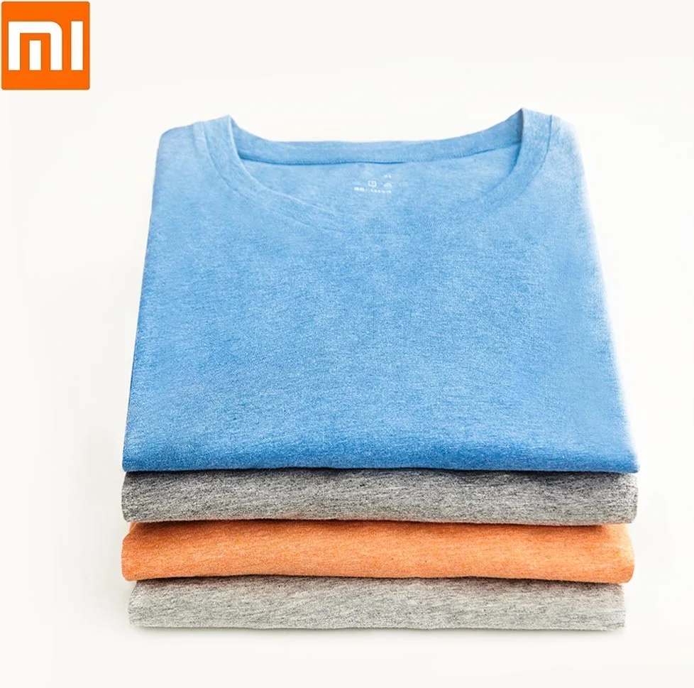 Xiaomi Instant me man cotton short sleeve t-shirt 100% cotton Simple versatile Comfortable Breathable Round neck summer clothes 
Xiaomi Instant me man cotton short sleeve t-shirt 100% cotton Simple versatile Comfortable Breathable Round neck summer clothes